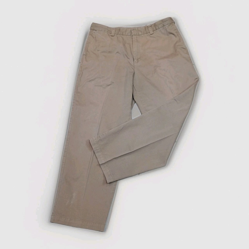 Duluth Trading Co Pants Mens 36x28 Beige Slacks Casual Straight Leg